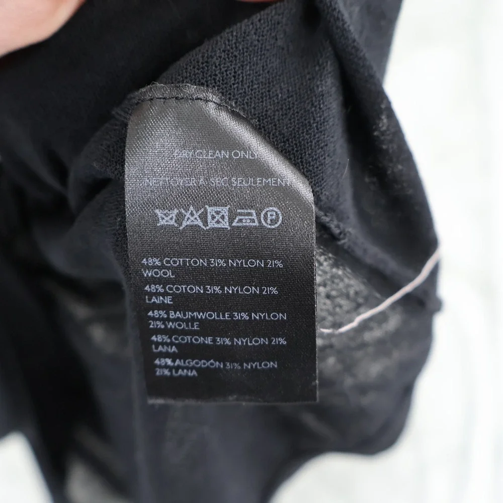 Black Rose-Embroidered Lightweight Sweater - Picture 5 of 16